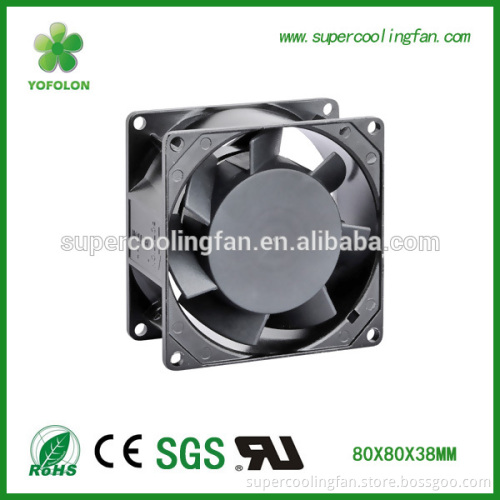 80x80x38mm 240V AC Cooling Fan, 220V motor fan
